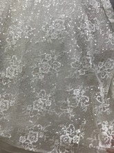 New design african sequins tulle mesh fabric david-6633  sparkly glued glitter sequins lace fabric 2024 - buy cheap