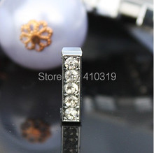 Hallazgos de joyería de moda 50 piezas 10mm "I" Letras deslizantes de aleación de diamantes de imitación completos (pedido mínimo de mezcla $ 10) 2024 - compra barato