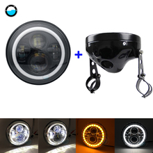Accesorios para motocicleta, faro LED de 7 pulgadas con carcasa de cubo de faro LED de 7 pulgadas 2024 - compra barato