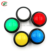 100mm Big Round Push Button LED Illuminated with Microswitch for DIY Arcade Game Machine Parts 5/12V Large Dome Light Switch 2024 - buy cheap
