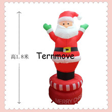 lighting Airblown Inflatable Christmas Santa Claus Lighted Party Decoration 2018 Gifts New Year Decor for Home air Toys snowman 2024 - buy cheap