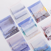 Creative Landscape Travel Memo Pad Sticky Notes Memo Notebook Stationery Note Paper Stickers Office School Stationery Supplies 2024 - buy cheap