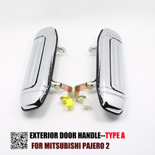 1PC TYPE A Chrome Door Handle for Mitsubishi Pajero 2 Accessories V31 V32 V33 V43 V44 V45 V46 1991-1999 1996 1998 1992 2024 - buy cheap