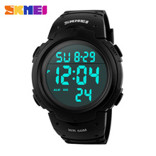 Skmei Brand Men Sports Watches Digital Military Watch Swim Alarm Outdoor Casual Woman Wristwatches Clock 1068 Drop Shipping 2024 - buy cheap