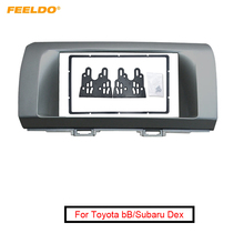 FEELDO 2DIN Car Radio Fascia Panel Frame Adapter for Toyota bB/Subaru Dex/Daihatsu Coo/Materia Dash Frame Installation Kit 2024 - buy cheap