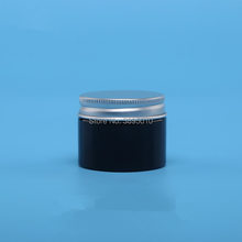 40g black container Plastic Cream Jar, plastic Cream container with lids Empty plastic Cosmetic jar F1064 2024 - buy cheap