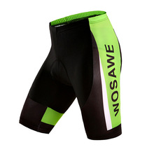 Wosawe-shorts masculino esportivo, bermuda masculina com acolchoamento gel mtb, roupa para ciclismo mountain bike 2024 - compre barato
