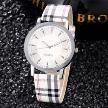 Luxury Brand 2019 Simple Casual Silver Round Dial Unique Stylish Ladies Grid Watches Quartz Women Wrist Watches Montre Femme 2024 - buy cheap