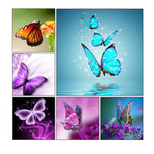 Animal Needlework 5D Diy Diamond Painting Cross Stitch Butterfly Painting Diamond Embroidery Full Square Diamond Mosaic Pictures 2024 - buy cheap