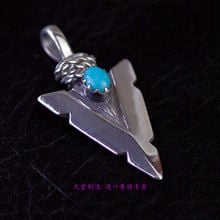 new fashion Thai Jewelry Indian Style s925 Sterling Silver Arrow Thai silver  man's Pendant 2024 - buy cheap