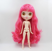 Frete grátis descontos grandes boneca nude boneca blyth presente de aniversário para menina 4 cores boneca olho grande com lindo brinquedo de cabelo 2024 - compre barato