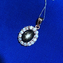 Подвеска из натурального сапфира Uloveido, женское ожерелье с покрытием из розового золота, 925 пробы, подвеска из драгоценного камня для девочек FN334 2024 - купить недорого