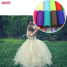 Fashion 22mX15cm Colorful Tissue Tulle Roll Spool Craft Wedding Party Decoration Organza Sheer Gauze Element Table Runner 5SH759 2024 - buy cheap