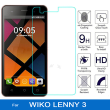 Закаленное стекло для wiko lenny 3, защита экрана 9H 2.5D, передняя защита жк-экрана, HD пленка для wiko lenny3, защитная пленка 2024 - купить недорого