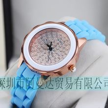 Fashion Brand Women rhinestone watches Luxury Crystal Watch Women Ladies Fashion Dress Clock Quartz Silicone Strap Wristwatches 2024 - buy cheap