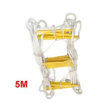 New 5M Upgrade Escape Ladder Wear-resistant Reinforced Anti-skid Soft Ladder Fire Inspection Rope Ladder 18-20MM (1-2nd floor) 2024 - buy cheap