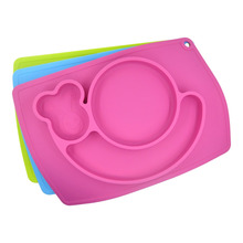 Baby Placemat Plate/Tray Suction Patterns Silicone Placemats for Kids 38*25cm Placemat for Restaurant Easy to Clean Silicone Mat 2024 - buy cheap