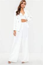 Элегантная белая женская официальная одежда, брючные костюмы для женщин, дамские деловые Смокинги на заказ, деловые смокинги для работы, костюмы для вечеринки жениха 2024 - купить недорого
