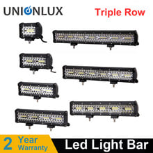 Triple Row 4 - 23 inch LED Light Bar LED Work Light for Car Tractor Boat OffRoad Off Road 4WD 4x4 Truck SUV ATV Driving 12V 24V 2024 - buy cheap