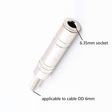 10pcs or 20pcs/Pack 6.35mm Stereo Female Socket 6.5mm Audio Plug jack Connector 6.5 Amplifier Microphone Plug 2024 - buy cheap