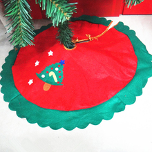 2020 рождественские украшения для дома, наземное украшение с зеленым краем, Рождественская юбка для елки, рождественские принадлежности, домашний подарок, украшения 2024 - купить недорого