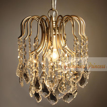 European style staircase small crystal chandelier living room bedroom cloakroom restaurant aisle lamps, E27. 2024 - buy cheap