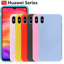 Candy Soft Silicone Case for Huawei P30 P20 Pro P10 Plus P9 P8 Lite 2017 Honor 8 9 10 Nova 2 2i 3 3i Mate 10 Lite Y7 Y6 2018 2024 - buy cheap