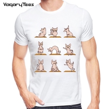 2019 Newset cute cat design Sphynx Cat yo ga Cool Hip hop Funny Joke Men T Shirt Tee cute men's exercise t-shirt 2024 - buy cheap