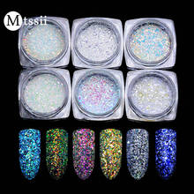 Mtssii Chameleon Nail Glitter Powder Shiny Laser Nail Sequins Paillettes Nail Art Decoration 1g Manicure Pedicure 2024 - buy cheap