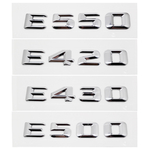 Car Styling for Mercedes Benz E Class Rear Trunk Sticker E350L E400L E420 E430 E500 E550 W204 SLS GLK Auto Number Decal Badge 2024 - buy cheap