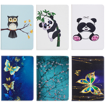 Panda Print PU Leather Case Cover for Apple iPad air 2 1 iPad 2 3 4 5 6 Cases Tablet Smart Stand Cover For iPad mini 4 3 2 1 2024 - buy cheap