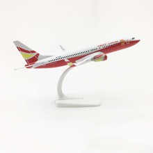 Avión de 20cm Boeing 737 Lucky Air plano de aleación B737 modelo juguetes niños regalo para colección 2024 - compra barato