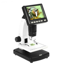 New Professional High Precision Desktop 3.5" LCD Digital Microscope UM038A 10-300X up to 1200x Magnification 5M Resolution Meter 2024 - buy cheap