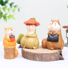 Creative cartoon squirrel decoration resin crafts home landscaping bedroom living room decoration squirrel shape ornaments-60197 2024 - buy cheap
