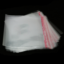 2015 sacos de plástico transparente com selo auto-adesivo, sacos de joias de plástico transparente com tamanhos de 14x14cm 2024 - compre barato