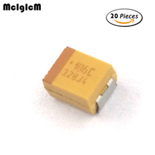 MCIGICM 20 шт B 3528 мкФ 16В SMD Танталовый конденсатор 2024 - купить недорого
