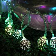 10 LEDs String Light Lighting Outdoor Waterproof Warm White/White/RGB Led Lamp Christmas/Wedding/Party Festival  Home Decoration 2024 - buy cheap