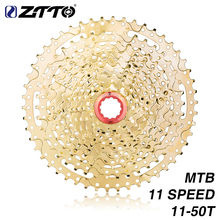 ZTTO MTB 11 Speed 11 -50T Cassette L Golden UltraLight 11s Gold Wide Ratio Freewheel Sprockets for MTB Mountain Bike Bicycle k7 2024 - buy cheap