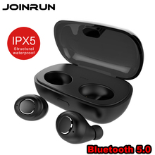 Joinrun-Mini auriculares inalámbricos TWS, por Bluetooth 5,0, a prueba de agua, con conexión inteligente y caja de carga 2024 - compra barato