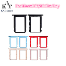 KAT Sim Tray For Xiaomi Mi 6X A2 Sim Card Tray Holder Slot Adapter Quality Guarantee 2024 - buy cheap