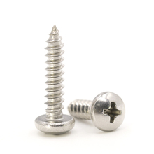 Pan Head Screw Phillips Round Head Cross Metric Self-Tapping Bolt 304 Stainless Steel M1 M1.2 M1.4 M1.7 M2 M2.3 M2.6 2024 - buy cheap