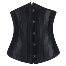 Corpete modelador de cintura, espartilho preto, sob o busto, cinto de emagrecimento, corpete de modelagem 2024 - compre barato