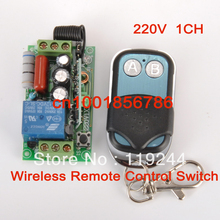 Código aprendizaje envío gratis 220 V 10A 1CH sistema interruptor de control remoto inalámbrico RF receptor y transmisor 315/ 433MZH 2024 - compra barato