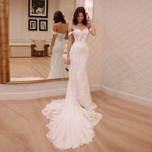 Sexy Sweetheart Wedding Dress 2021 Mermaid Wedding Gown  vestido de noiva Sweep Train Bridal Dresses 2024 - buy cheap