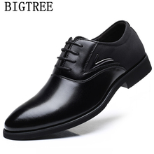 Business Shoes Men Oxford Leather Coiffeur Official Shoes Men Classic Formal Shoes Men Elegant Big Size Zapatos Oxford Hombre 2024 - compre barato