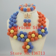 2016 Fashion african coral beads necklace set nigerian wedding african beads jewelry Set Free shipping 920-3 2024 - buy cheap