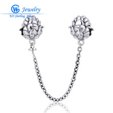 Diy Jewelry Findings Silver Christmas Charm Safety Chains mix style For European brand Charms Bracelets GW Fashion Jewelry A017 2024 - buy cheap