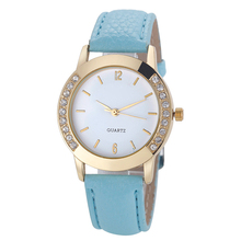 Watch Women Fashion Women Diamond Analog Leather Quartz Wrist Watch Watches relogio feminino Dropshipping,Aug 12 2024 - buy cheap