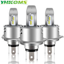 YHKOMS Super Bright H4 LED H7 H8 H9 H11 9005 9006 H1 HB3 HB4 Car Headlight Bulbs High Low Beam 30W 6000LM Mini Size 6500K 12V 2024 - buy cheap