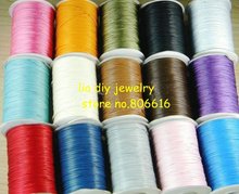 1.0MM (200Yards/Roll/Pcs) Round String Waxed Cotton Shamballa Cords Ropes Line Wire Jewelry Findings & Components 2024 - buy cheap